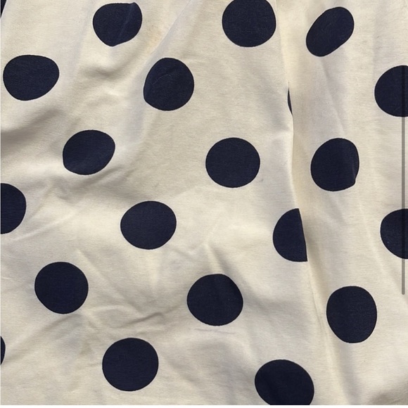 J.Crew Polka Dots Dress with Navy Belt with pockets! - Picture 2 of 10